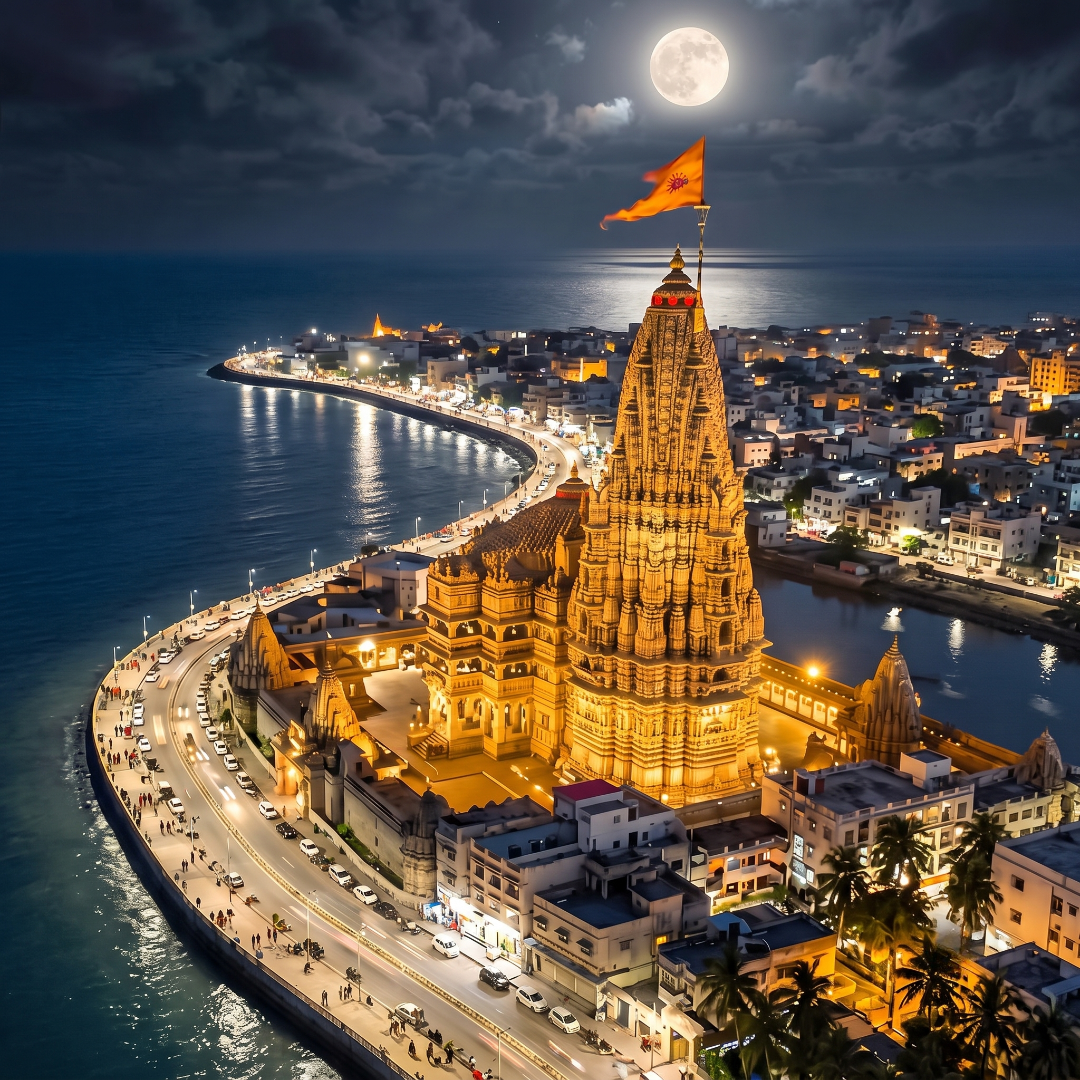 Dwarka at Night
